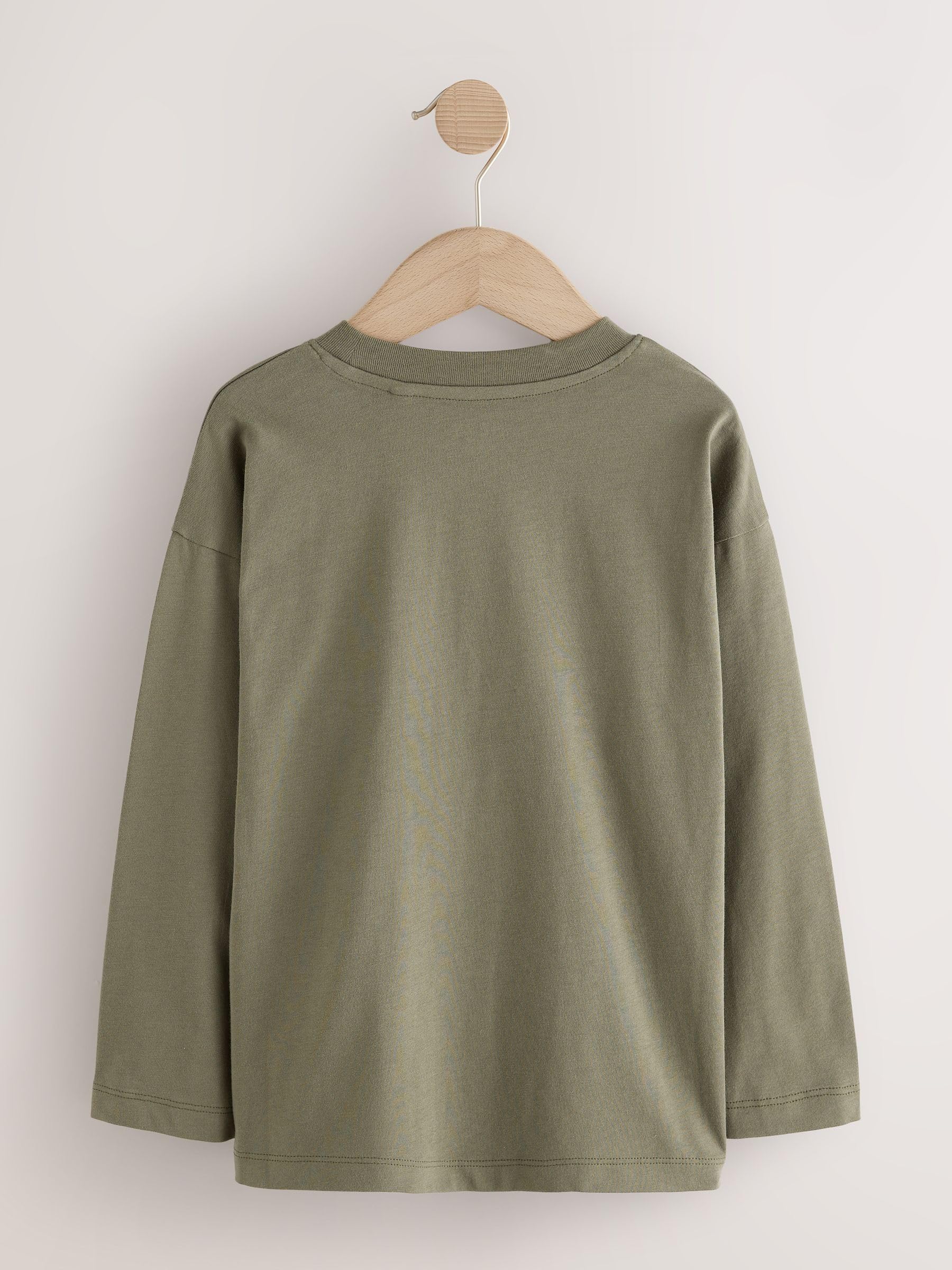 NEXT Jungen 4er-Pack Langarmshirts mit Kleiner Grafik