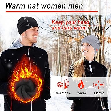 Cappello Da Sci Morbido E Spesso Con Teschio Arcobaleno - Foto 3