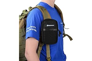 BOOSTEADY Backpack Strap Pouch: Optimal Storage Companion for Hiking Treks