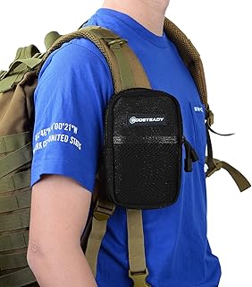 BOOSTEADY Backpack Strap Pouch, Smartphone Strap Pack, Backpack Attachment Bag for Hikers - BOOSTEADY