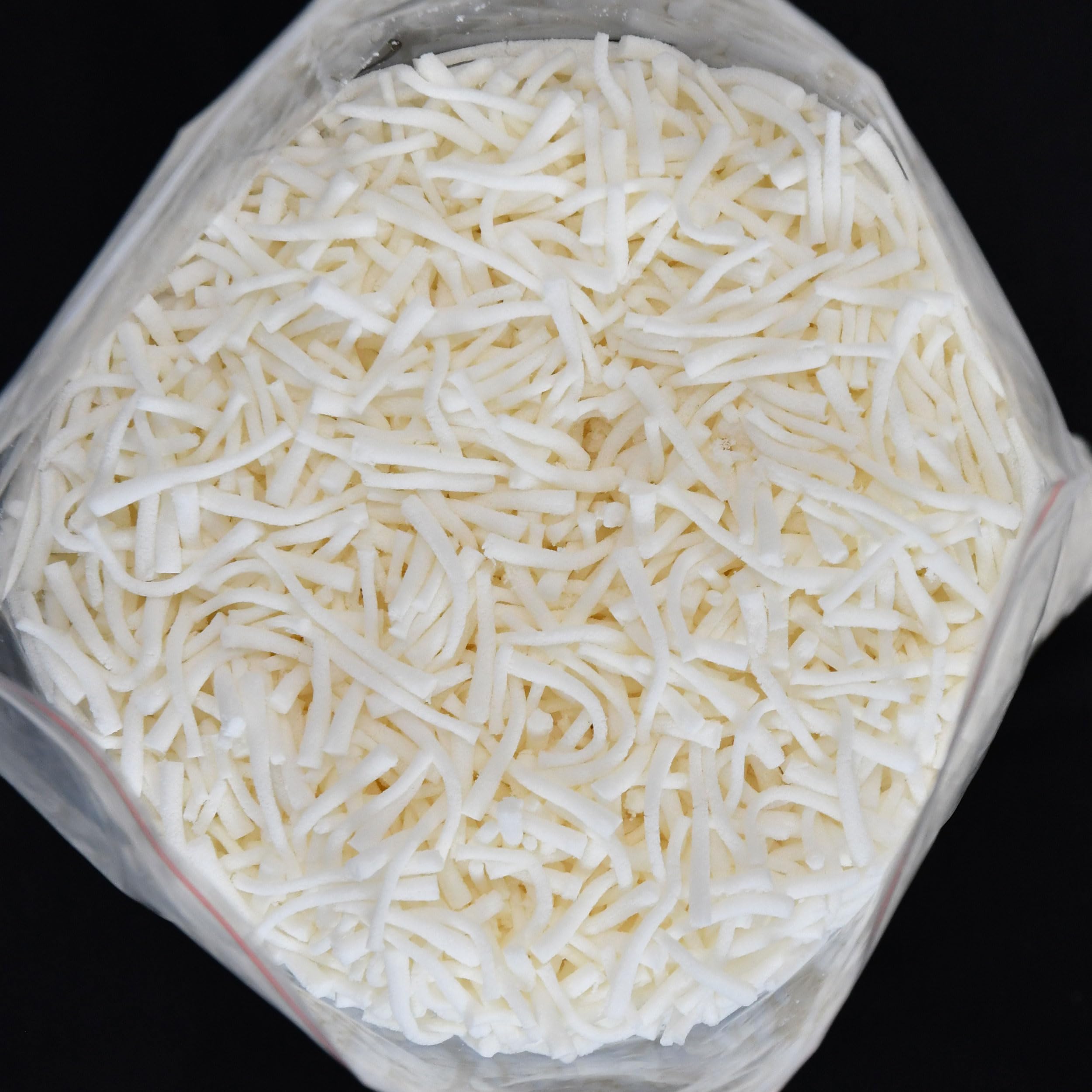 Latex Spaghetti Kissenfüllung 3 kg Kissen Füllmaterial | Speziellen Spaghettiform Ergonomische Stützkraft - Füllung für Kopfkissen, Hundekissen, Gesundheitskissen, Sitzkissen