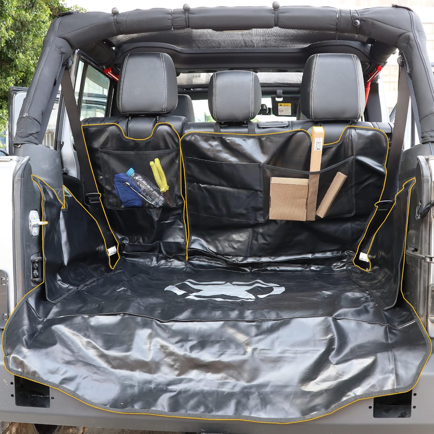 RERPRO Pet Dog Cargo Liner Trunk Mat for 20072024 Jeep Wrangler JK JL 4 Door