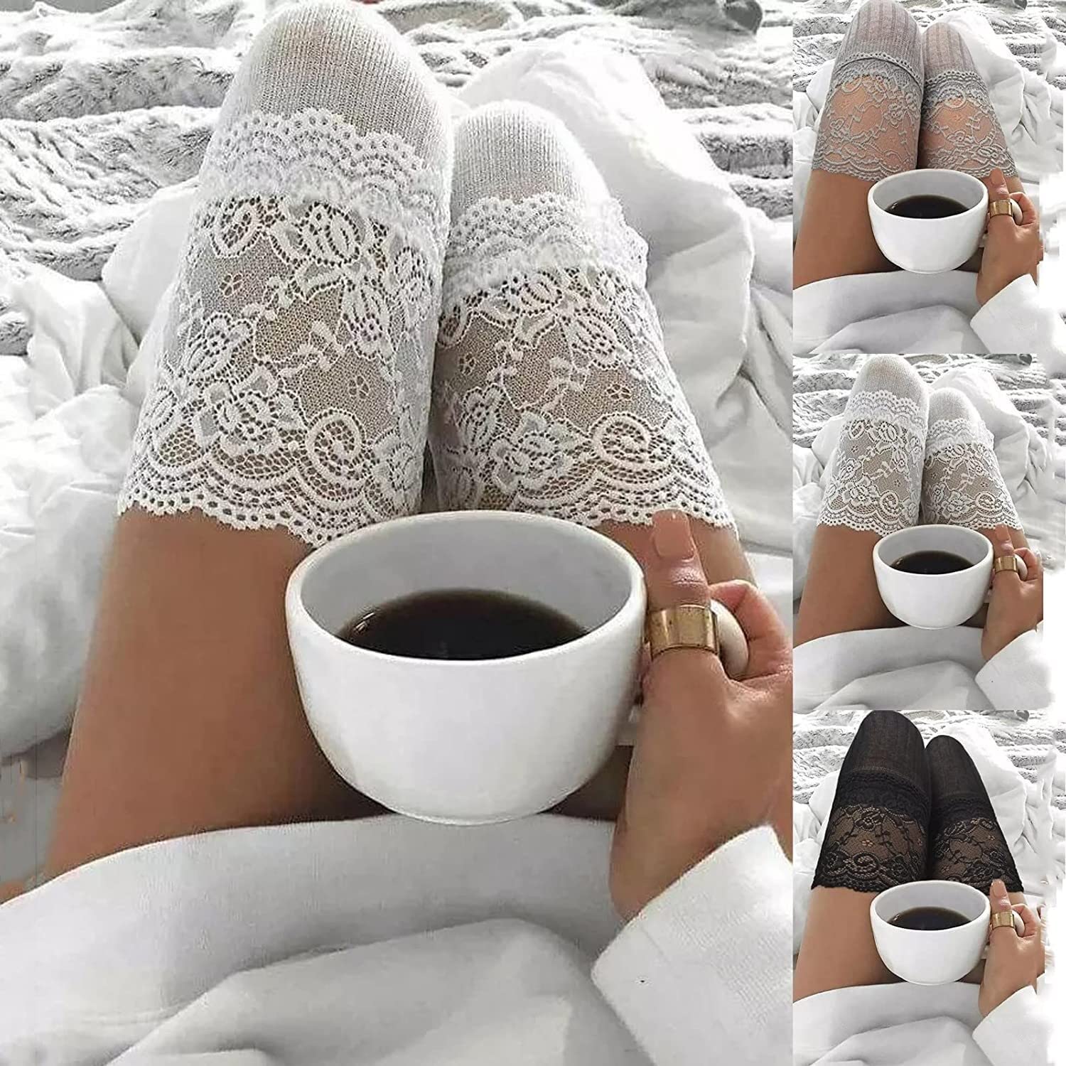 Calcetines Invierno Calcetines Altos Hasta El Muslo Para Mujer, Calcetines Elásticos Por Encima De La Rodilla, Calcetines Largos Cálidos De Punto A La Moda Para Botas, Cómodos Calcetines Termicos