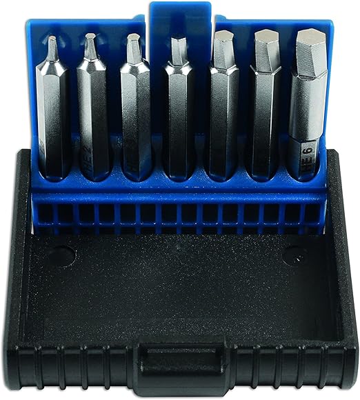 Laser 6844 Damaged Hex Bolt Extractor Set 7pc Tools & Home Improvement