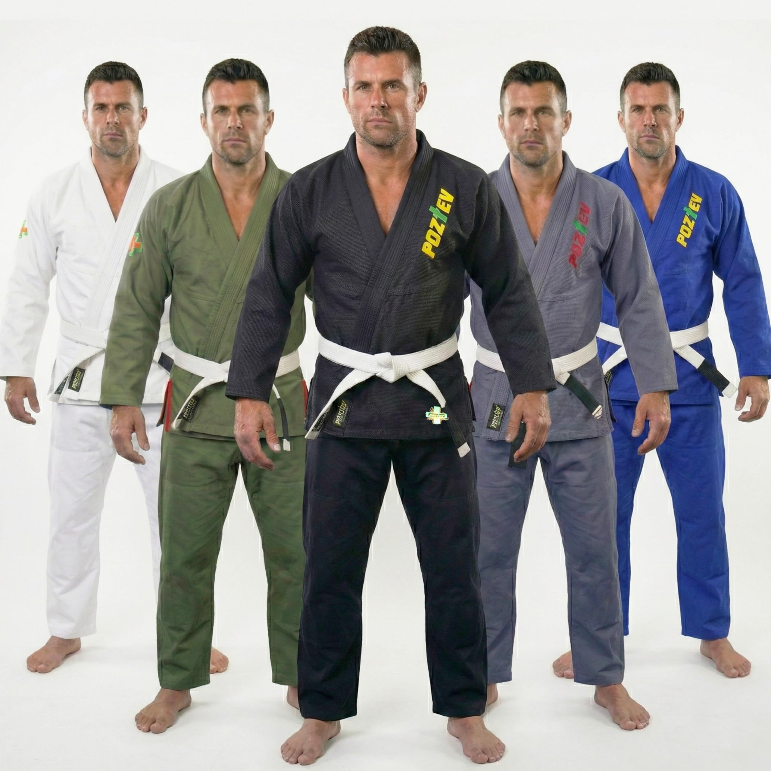 Brazilian Jiu Jitsu Gi for Men & Women BJJ Gi Grappling Kimonos Preshrunk Lightweight Fabric Martial Arts Uniform