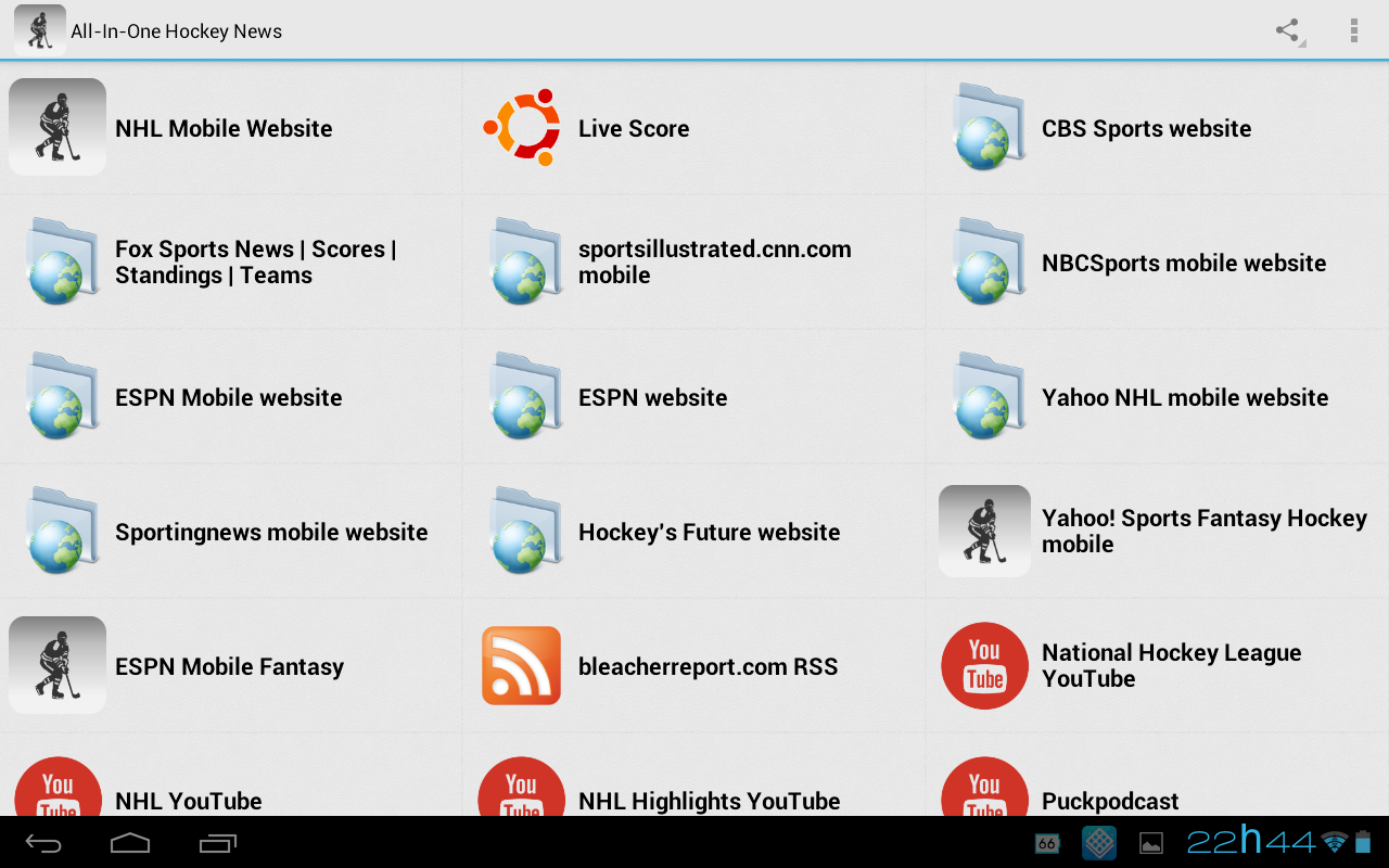 AllInOne Hockey News App on Amazon Appstore