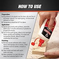 Vista 3 de DAP Weldwood - Pegamento para madera original, amarillo, 8 onzas (7079800497)