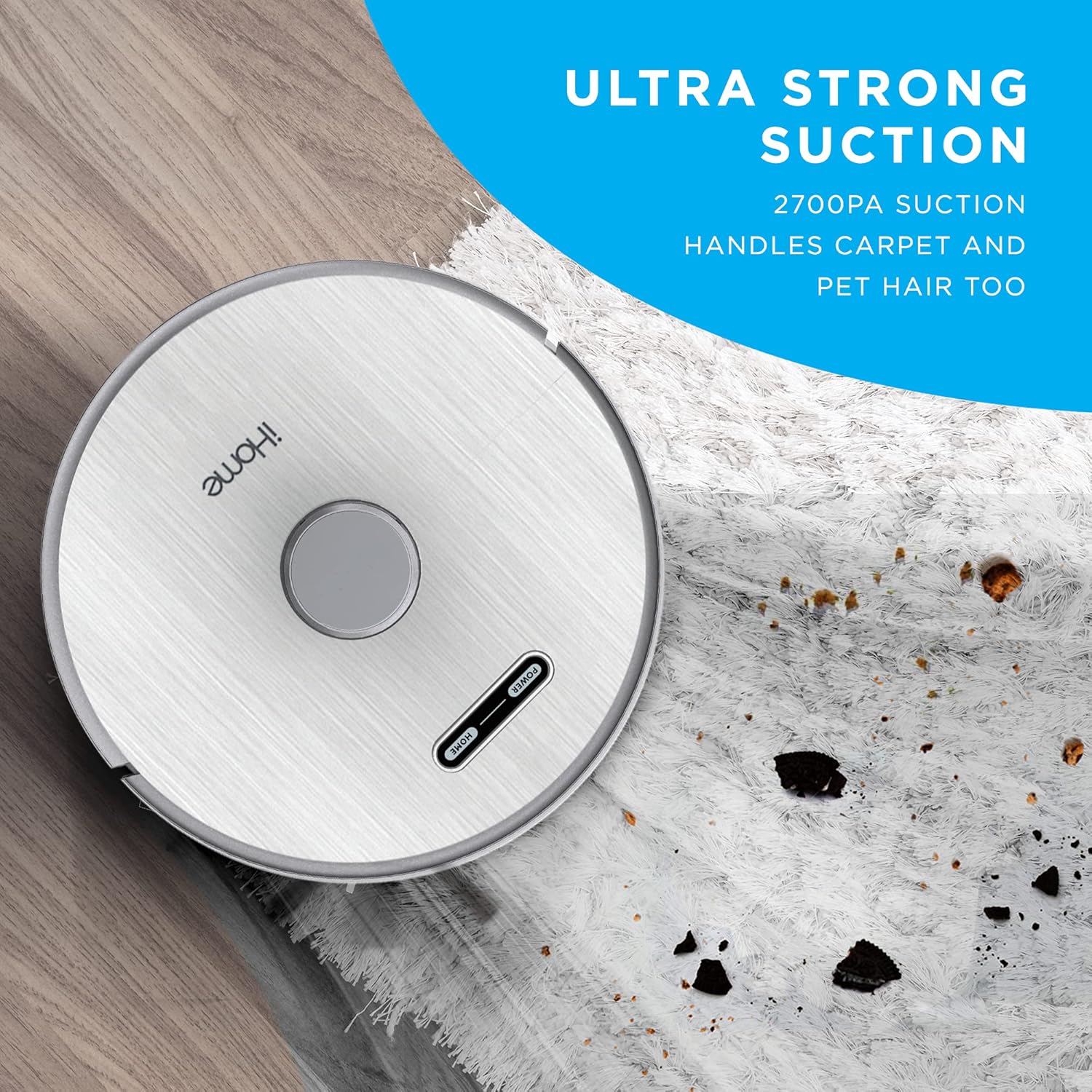 iHome AutoVac Halo mapping a room with virtual boundaries