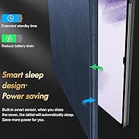 Vista 5 de INFILAND Funda para Galaxy Tab S10 Ultra/S9 Ultra/S8 Ultra de 14.6 pulgadas, funda de soporte multiángulo compatible con Samsung Galaxy Tab S10