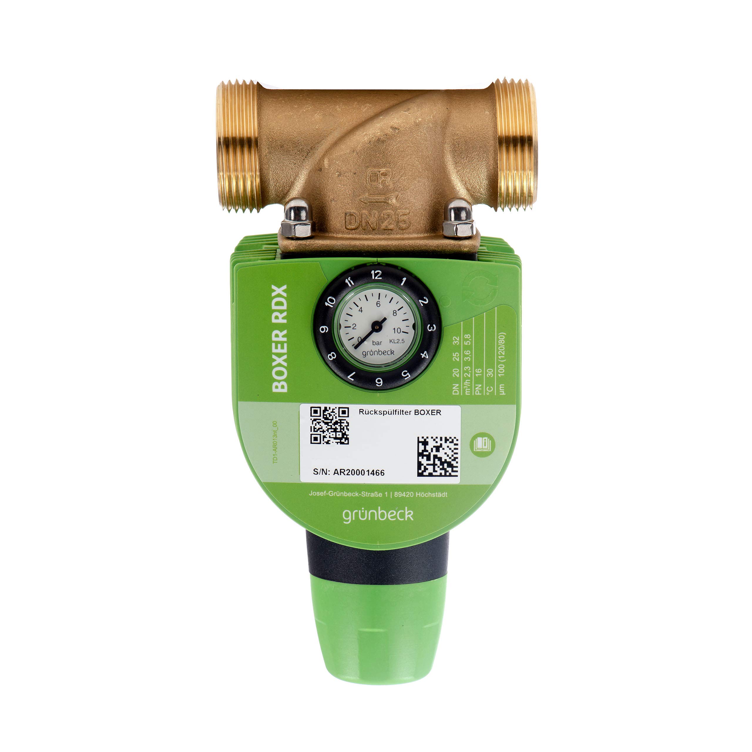 Grünbeck 101525 Filtr Do Płukania Zwrotnego (filtr Wody) BOXER RDX - DN 20 ( 3/4") - Do Filtracji Wody Pitnej, W Zestawie Akcesoria, Wielokolorowy, 1 Sztuka (1 Opakowanie - View #8