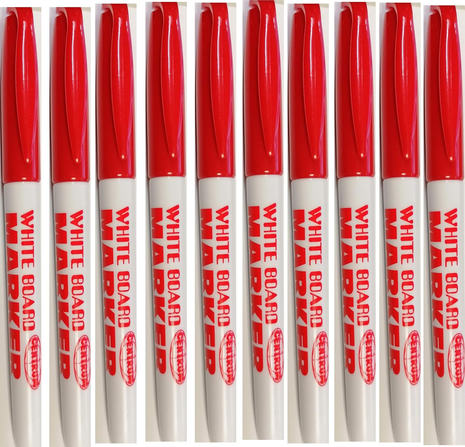 JMS we create smile RED Whiteboard Pens White Board Markers Dry Wipe