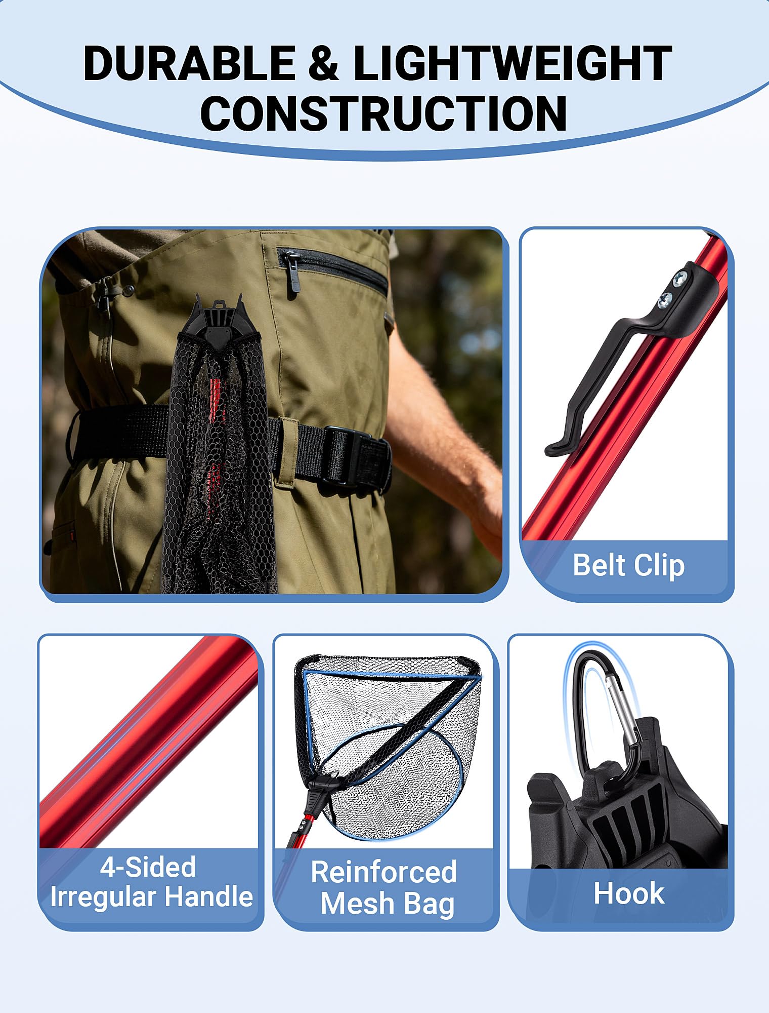Floating Fishing Net - Tangle-Free & Portable -6 Floating Fishing Net - Tangle-Free & Portable -6