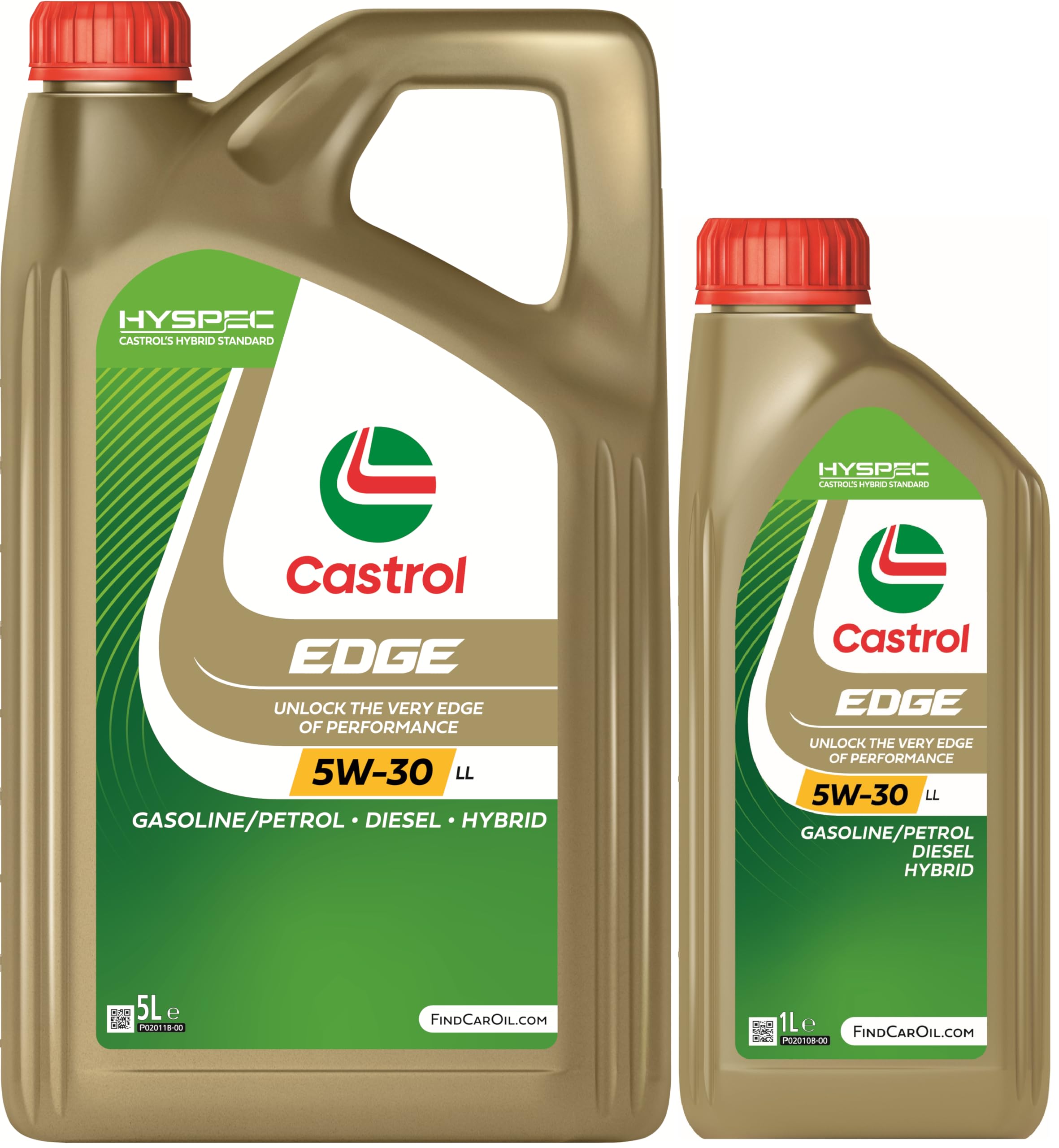 Castrol EDGE 5W-30 LL Aceite de Motor 5L + Castrol EDGE 5W-30 LL Aceite de Motor 1L