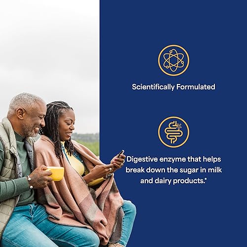 Miniatura 3 de Puritan's Pride Enzima lactasa, digestante de leche y lácteos, suplemento dietético para la digestión y apoyo de energía celular, suministro para 40