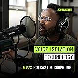 Shure MV7X Microphone - XLR Only Pro Quality Dynamic Mic for Podcasting & Vocal Recording, Voice-Isolating Technology, All Metal Construction, Mic Stand Compatible, Optimized Frequency - Black - 5