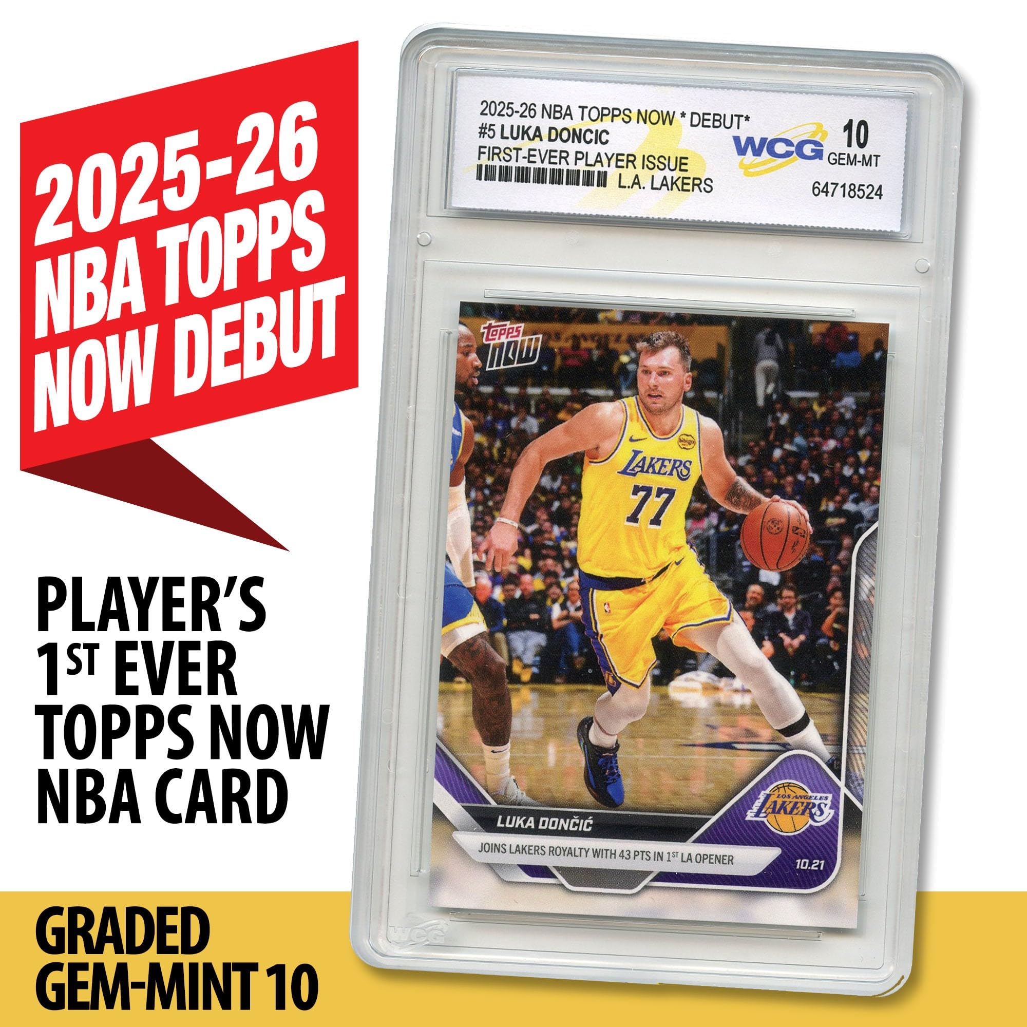 Amazon.com: 2025-26 NBA Topps Now Debut Luka DONCIC Los Angeles