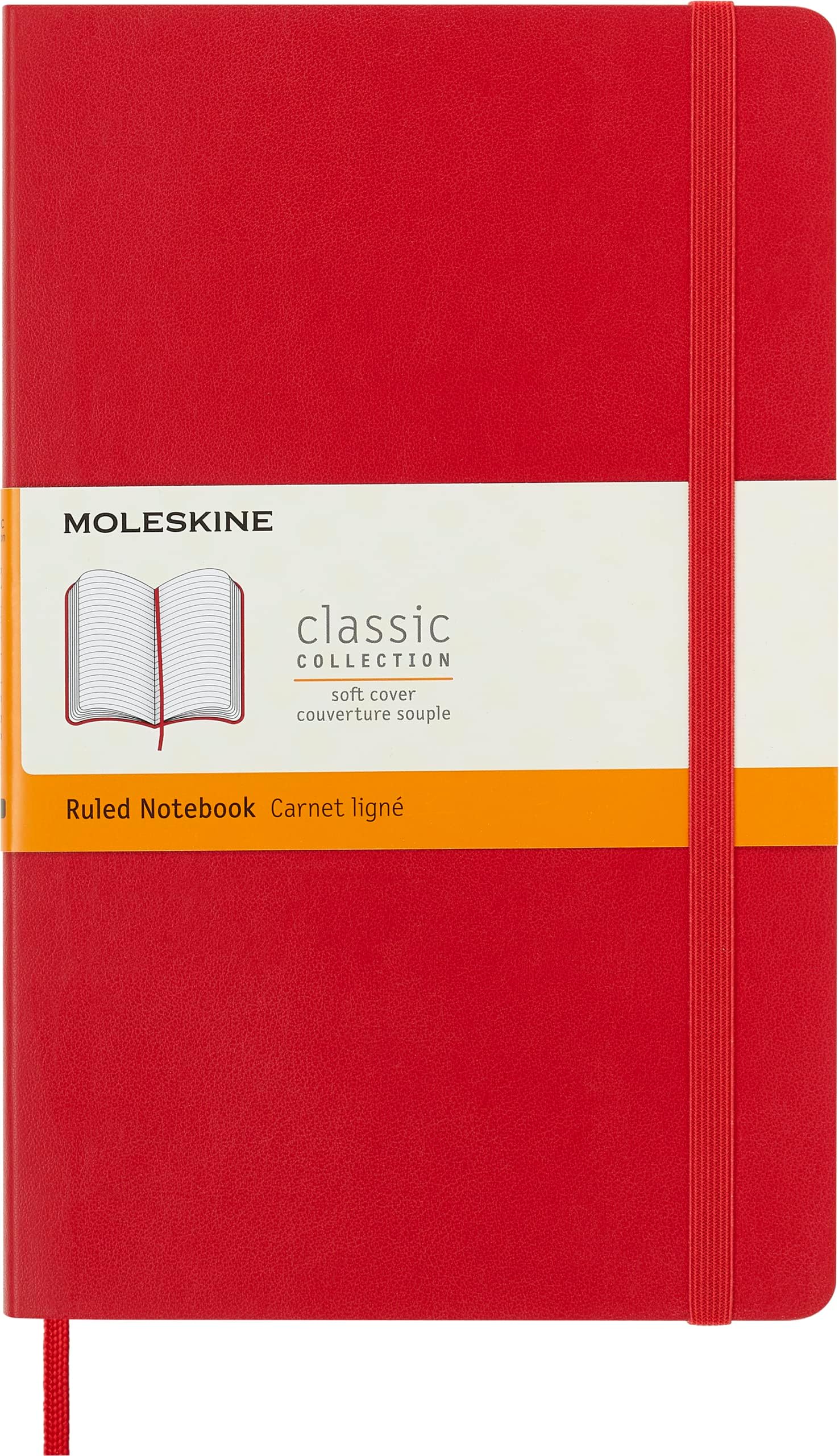Moleskine - Classic Expanded Ruled Paper Notebook - Soft Cover and ...