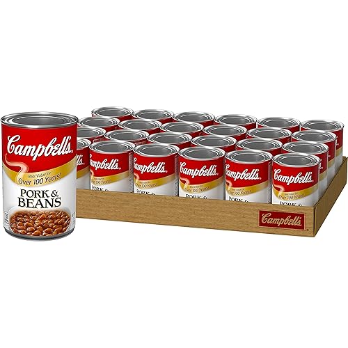 Campbell's Cerdo enlatado y frijoles, lata de 11 onzas (paquete de 24)