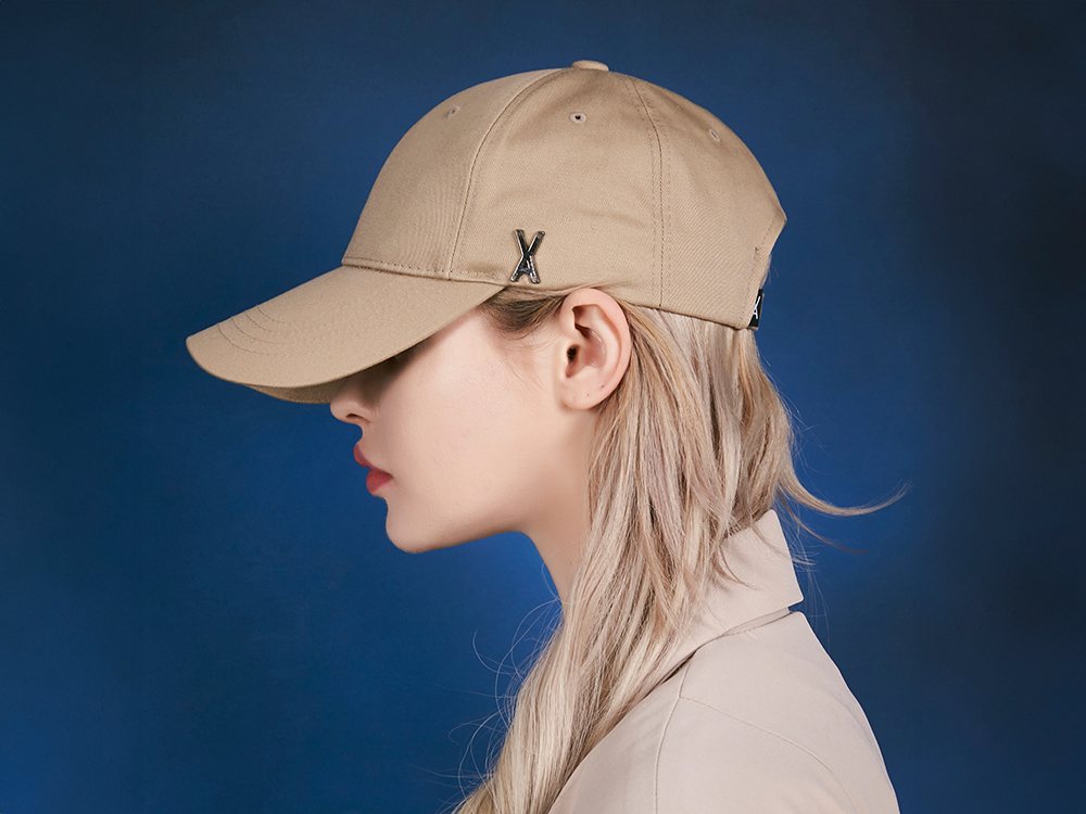 VARZAR 【Official Store Stud Logo Over fit Ball Cap / 4colors