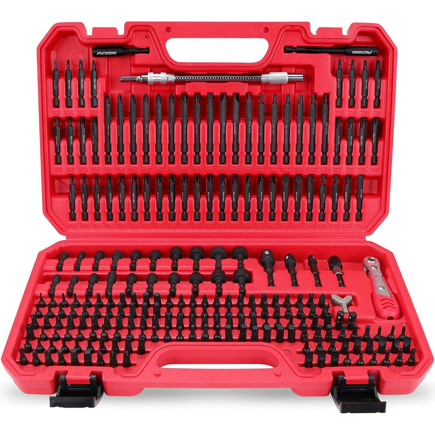 232-Piece Screwdriver Bit Set - Cr-V Impact Driver -1