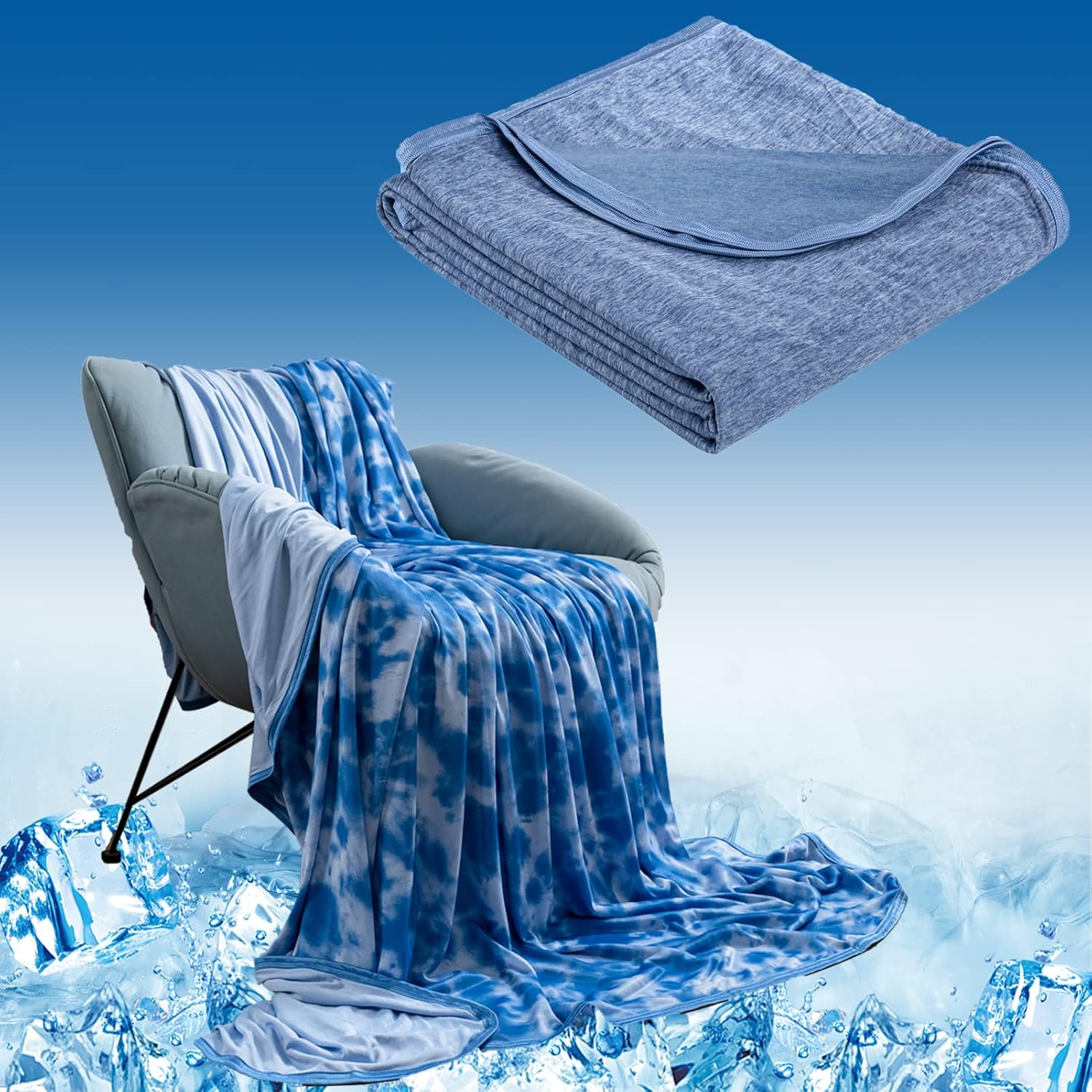 CHOSHOME Cooling Blanket for Hot Sleepers Lightweight