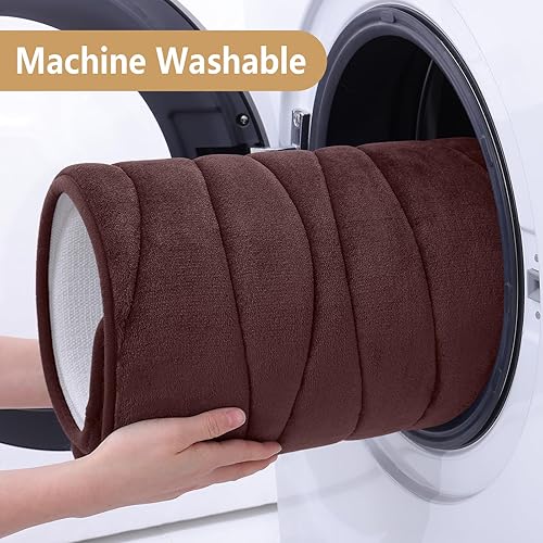 Miniatura 6 de Buganda Tapete de baño de espuma viscoelástica de 24 x 16 pulgadas, extra suave y absorbente, antideslizante y lavable a máquina, para suelo de