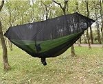 Camping Hammock Bug Net Encrypted Thickening Mosquito net Suitable for Outdoor Night Camping, 360 ° Protective Mosquito Invasion (Black)