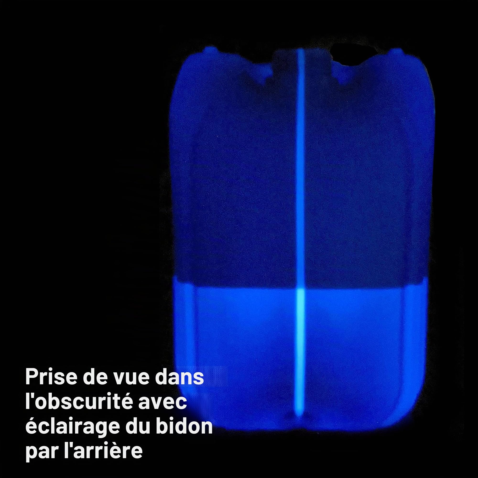 plasteo® Lot de 6 bidons à Eau Bleus de 20 l avec Bouchons et 1 Robinet d'écoulement | sans BPA | Convient à Un Usage Alimentaire | Camping Portable | Intérieur et extérieur | Fabriqué en Allemagne