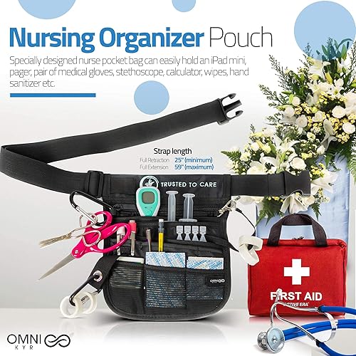 Miniatura 6 de Riñonera para enfermeras para mujeres, el regalo perfecto para enfermeras, cinturón de herramientas de enfermería, riñonera de enfermería,