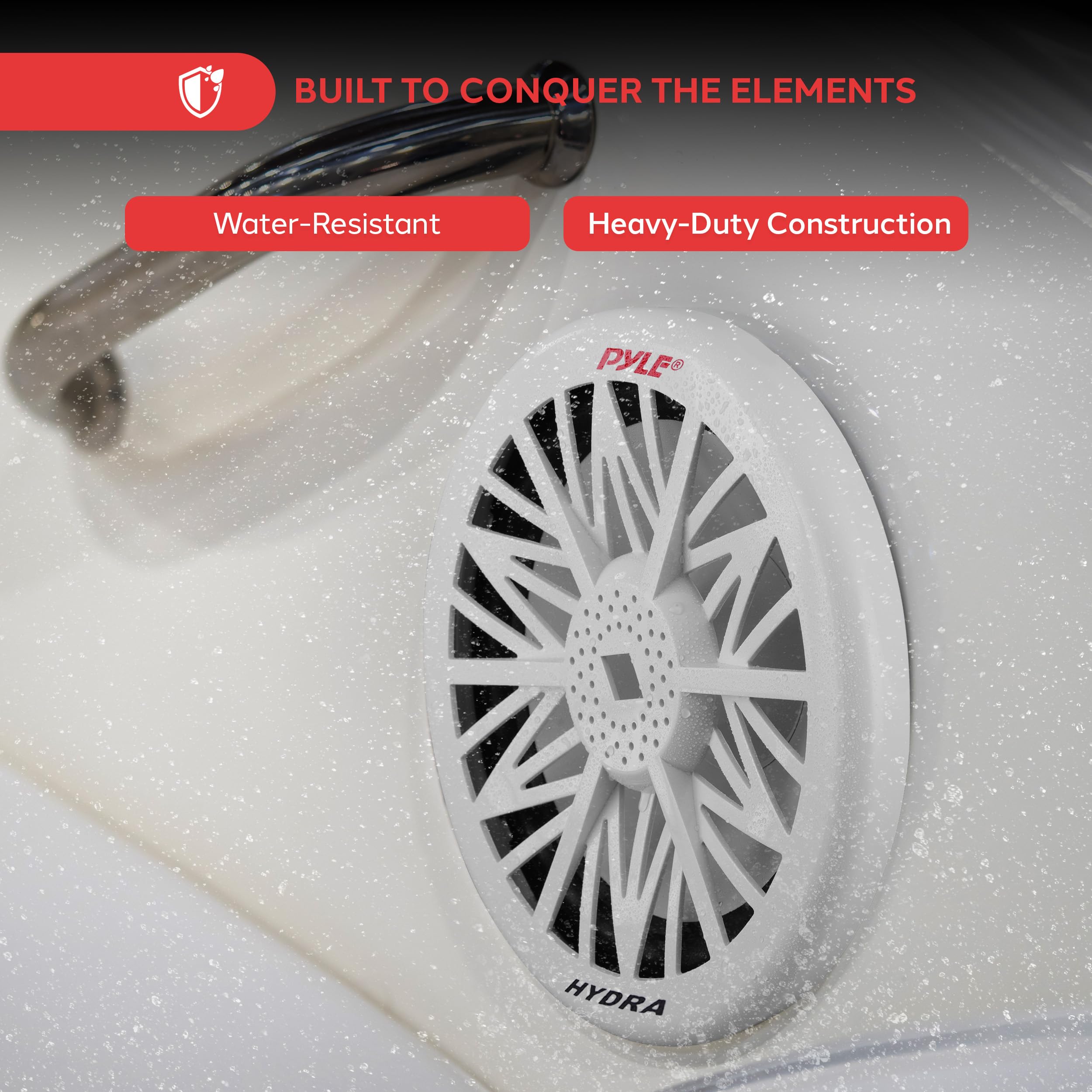 Pyle Single Outdoor Marine Audio Subwoofer 600 Watt 12 Inch