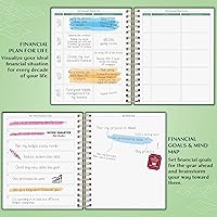 Vista 32 de Legend Budget Planner & Monthly Bill Organizer with Pockets – Home Finance & Expense Tracker – Notebook for Household Budgeting (Periwinkle)