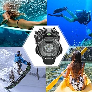 Amazon | Seafrogs [40m/130フィート] 水中ハウジング Fuji XT5用 6