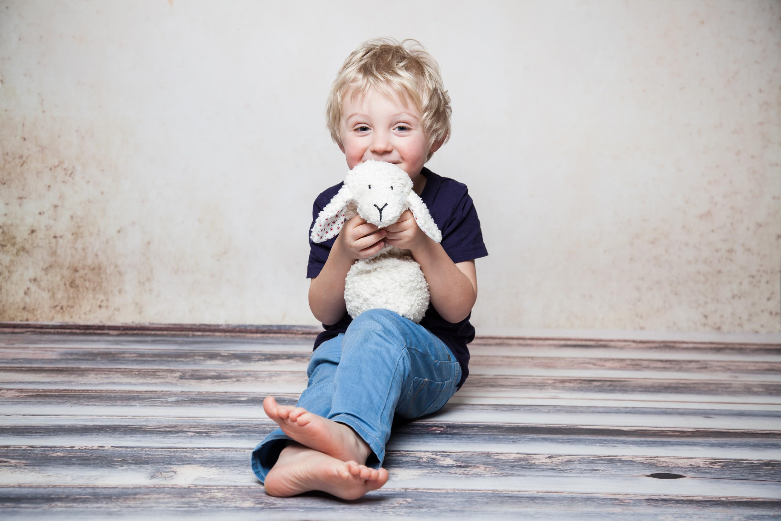 Efie Kirschkern-Bio-Wärmekissen „Schäfchen“ – 100% Baumwolle (kbA), handgefertigt in Deutschland, wohltuende Wärme für Babys & Kinder
