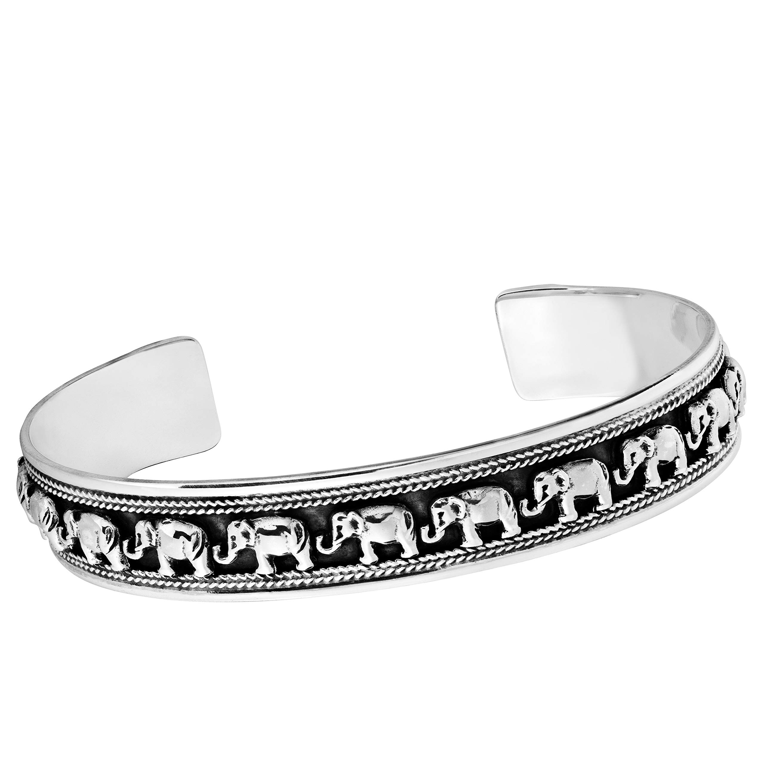Bracciale vintage in argento sterling con piume figurate dei nativi americani - Italia