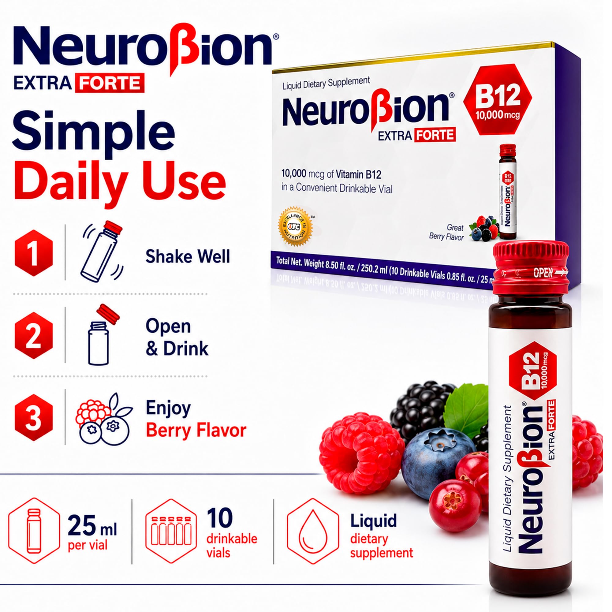 vitamin b12 neurobion injection Amazon.com: Neurobion Extra Forte B12 10,000 mcg Liquid Dietary Supplement