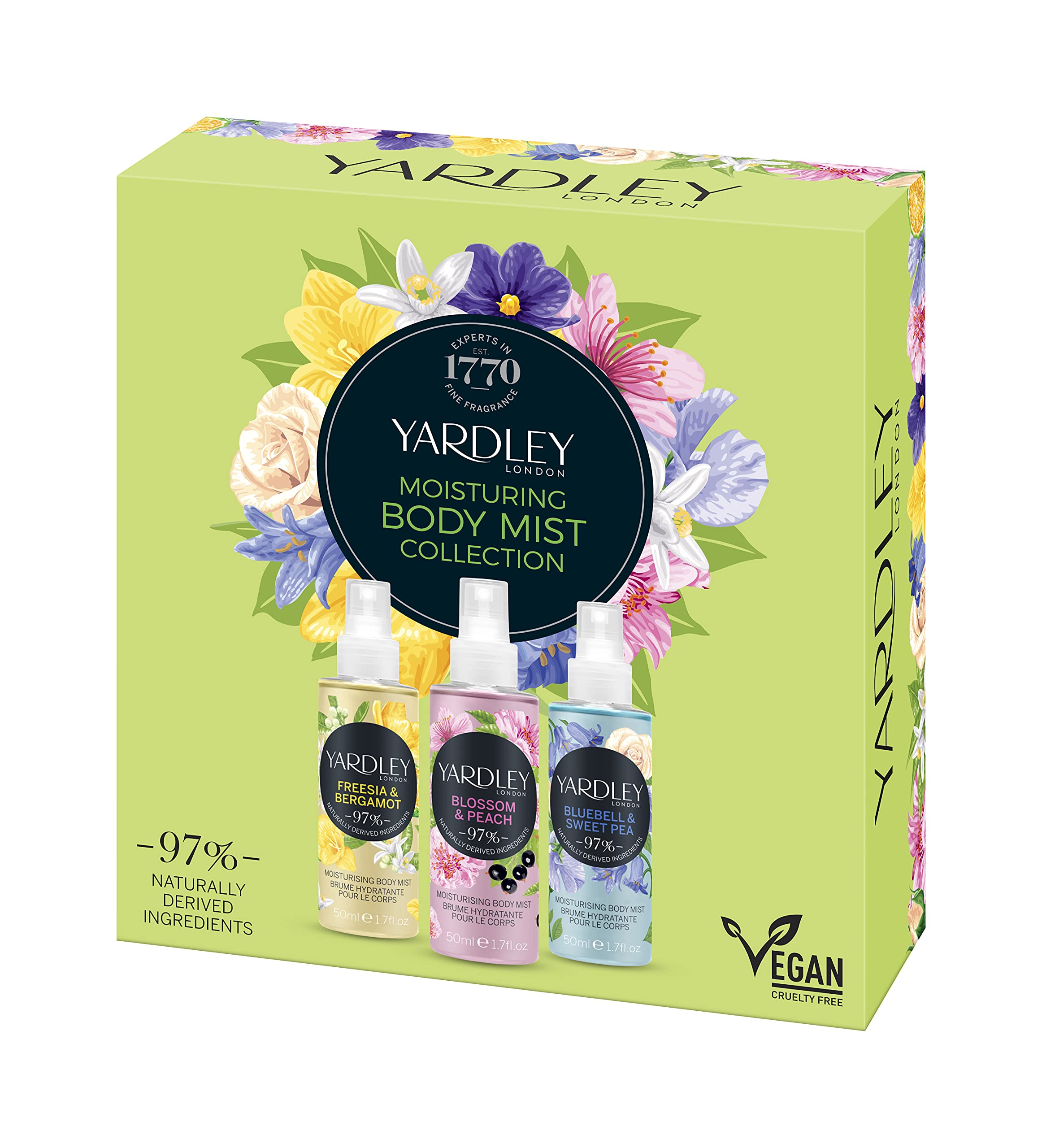 Buy Yardley London Contemporary Mini Fragrance Mist Gift Set, 3x50ml