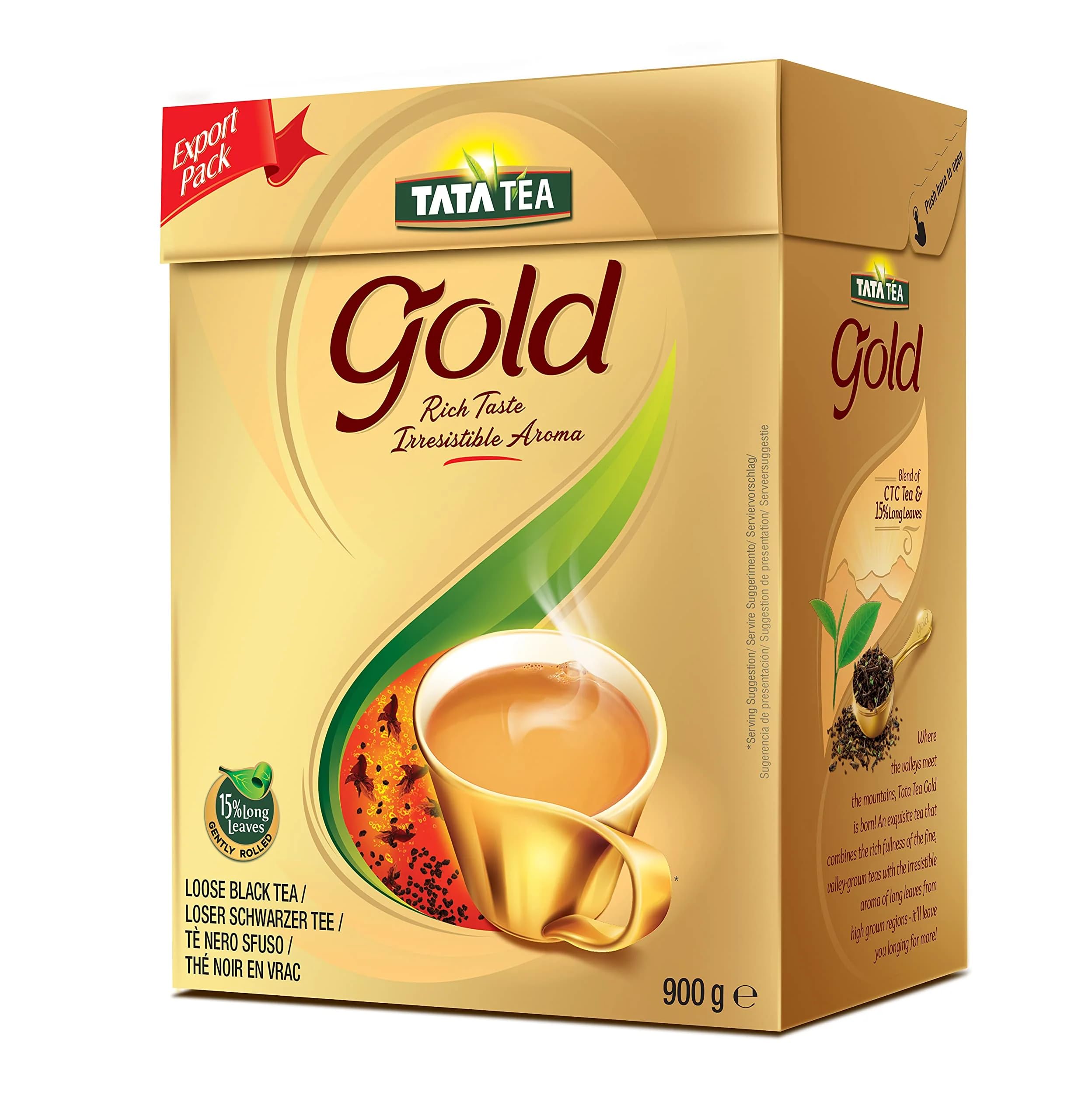 TATA Tea Gold Loose Leaf Premium Black Tea - 31.7 Ounce/ 900 Grams