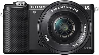 Sony Alpha a5000 Mirrorless Digital Camera with 16-50mm OSS Lens (Black)