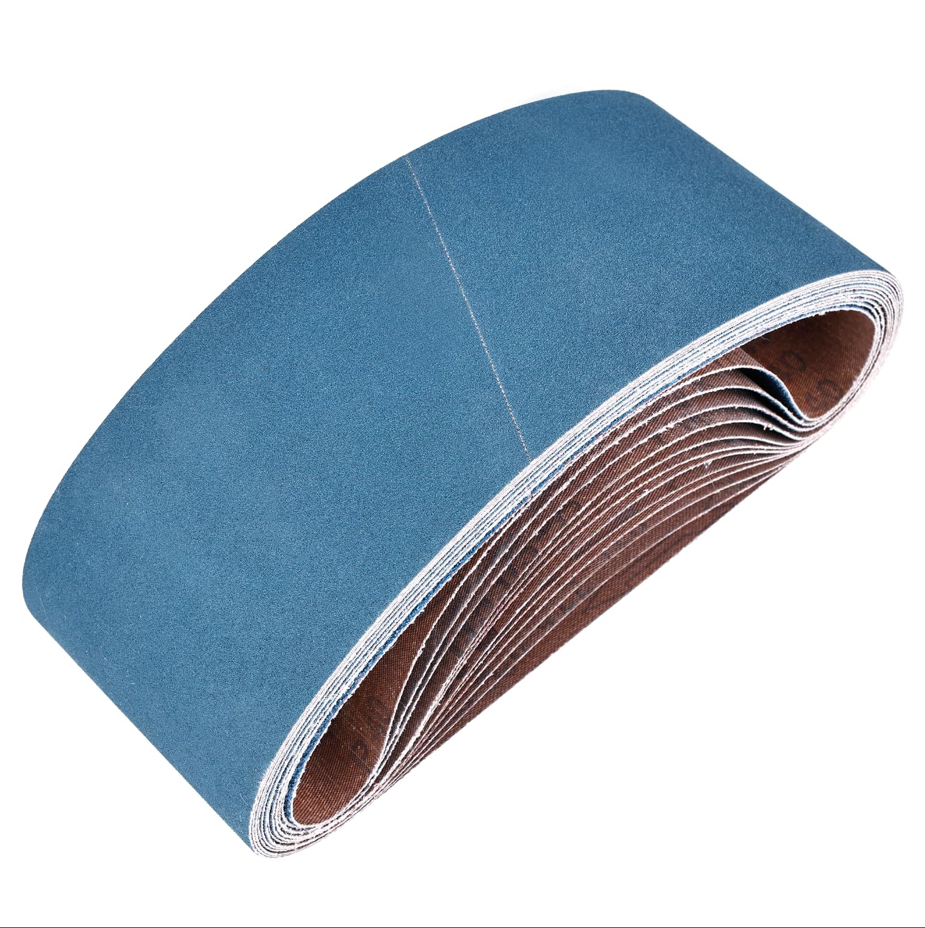 4 x 24 Inch Zirconia Sanding Belts, 12Pcs 3Each of 40/60/80/120 Assorted Grits, Belt Sander Sanding Belt for Knife Blade Sharpening, Metal Polishing,