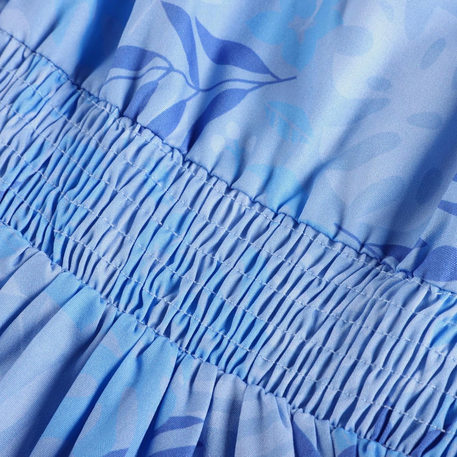 GRACE KARIN Girls Summer Dress Off Shoulder Floral A-line Midi Dress 5-14Y - Image 4