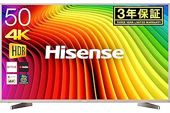Amazon | ハイセンス Hisense 50V型 液晶 テレビ HJ50N5000 4K