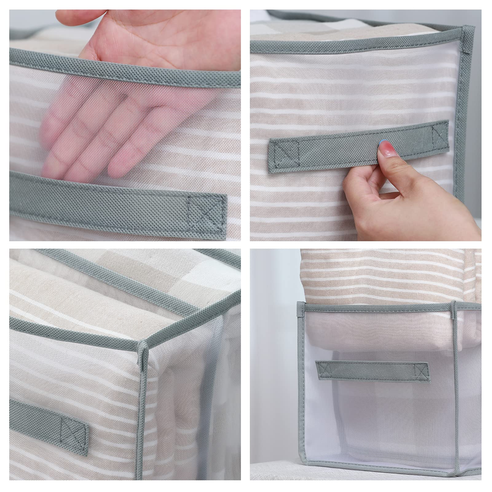 Amazon｜Bicoy 3個セット 収納ボックス 引き出し仕切り メッシュ