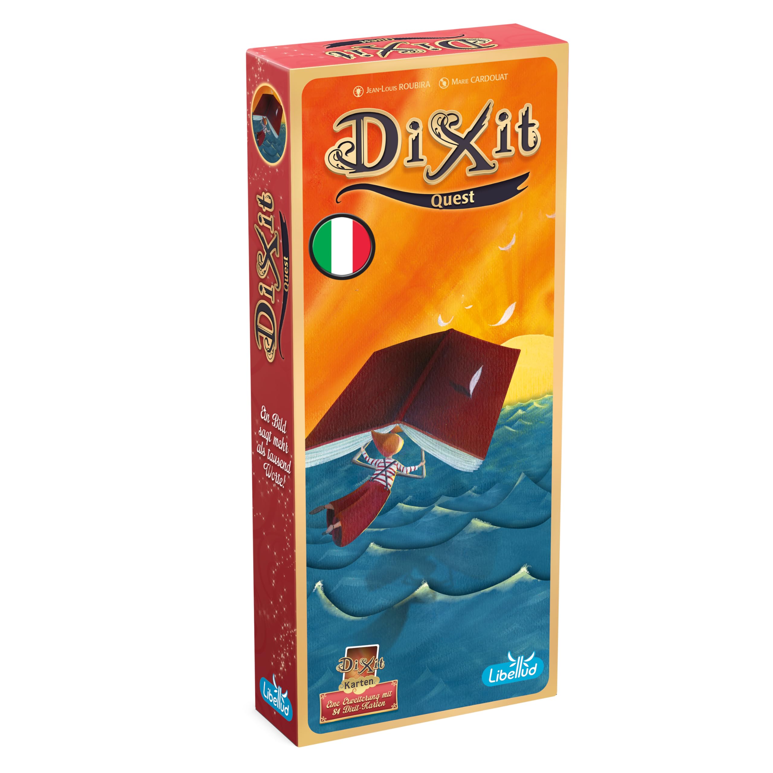 Asmodee Dixit: Quest Board Game Expansion, Italian Edition, 8-99 Years