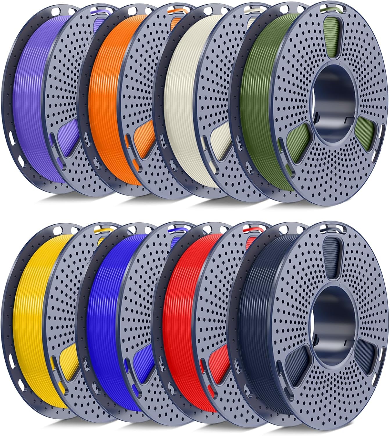 SUNLU PLA Filament Bundle - 8 Colors, 250g Spools -12 SUNLU PLA Filament Bundle - 8 Colors, 250g Spools -12
