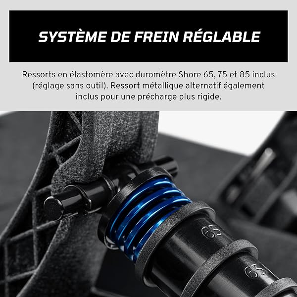 FANATEC Sim Racing CSL Elite Pedals V2 – Jeu de 3 Pédales Sim Racing (Embrayage, Frein, Accélérateur), Système de Frein à Cellule de Charge Double Étape, Capteurs à Effet Hall – PC, PS5, PS4 - 5