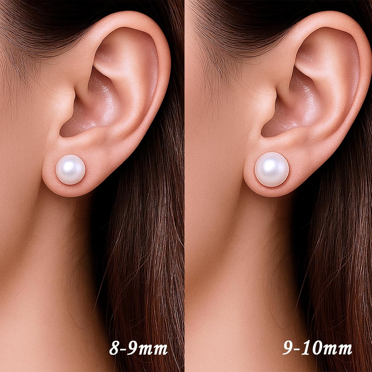earrings studs for women pearl earrings Sterling Silver AAAAA+ Hypoallergenic Freshwater Cultured Handpicked with Genuine Cultured pearl studs Birthday Wedding Jewelry Valentine's Day Gift - Image 7