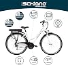 F.lli Schiano E-Ride, Electric Bike for Adults, 28 Trekking Bike, 36V 10.4Ah Removable Battery, 250W Motor, 40Nm, Commuter Ebike