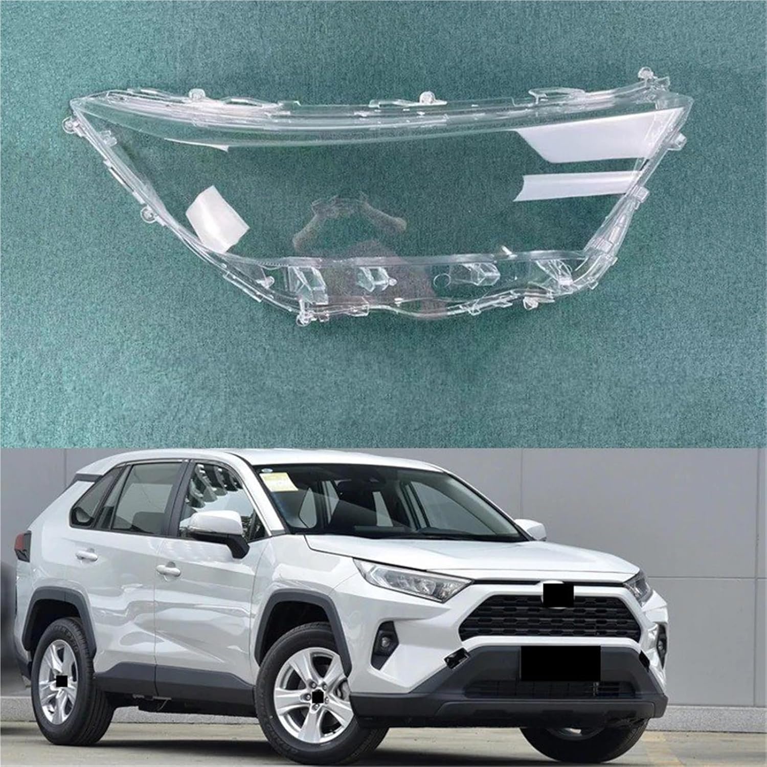 Car Front Headlight Shell For Toyota For RAV4 2020 2021 2022 2023 Car Headlamp Housing Headlight Lens Cover Glass Lamp Shell Transparent Lampshade Car Headlight Cover