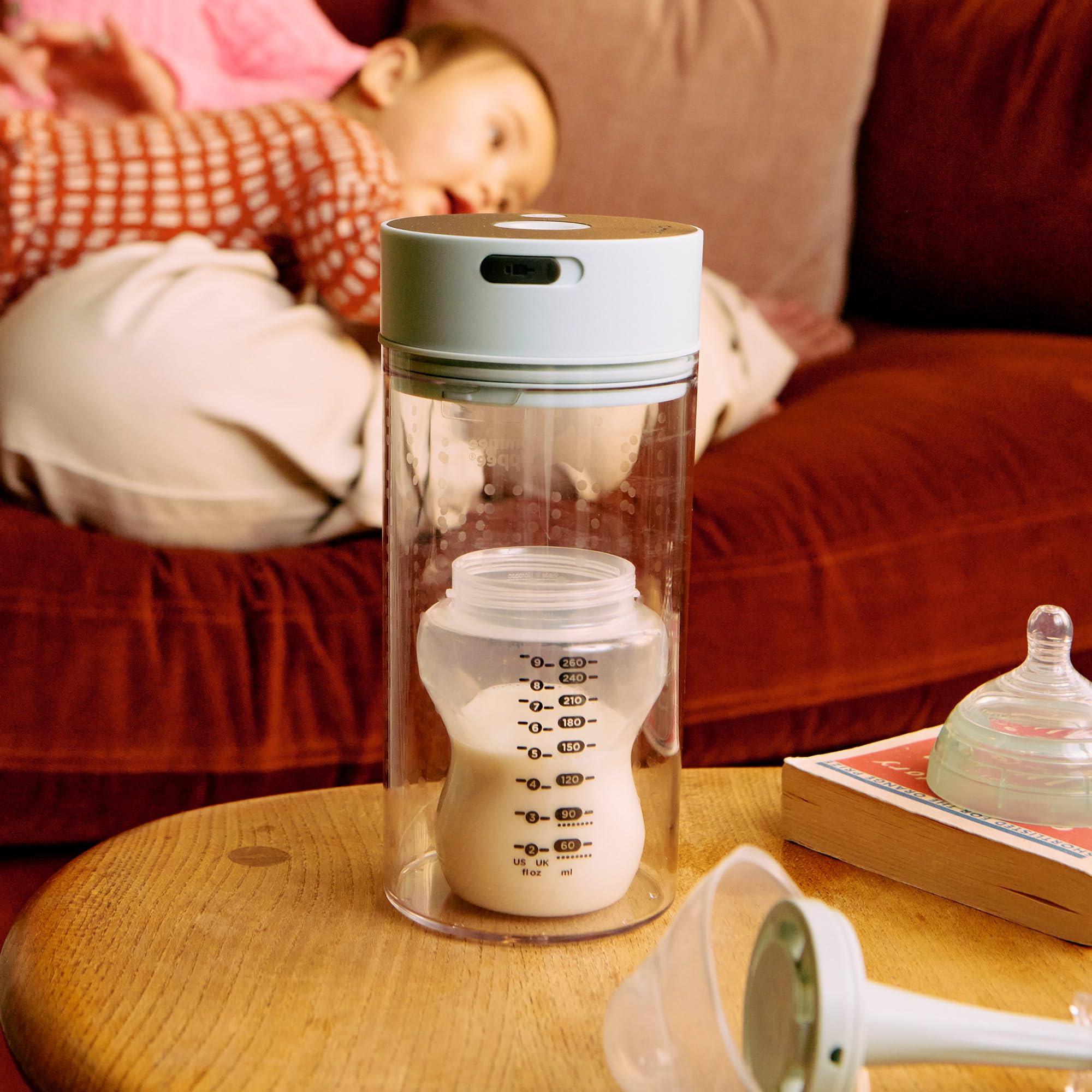Tommee Tippee Colicsoothe, A Completely Natural, Non-Invasive Way to Remove Air from Baby's Milk, White - Image 3