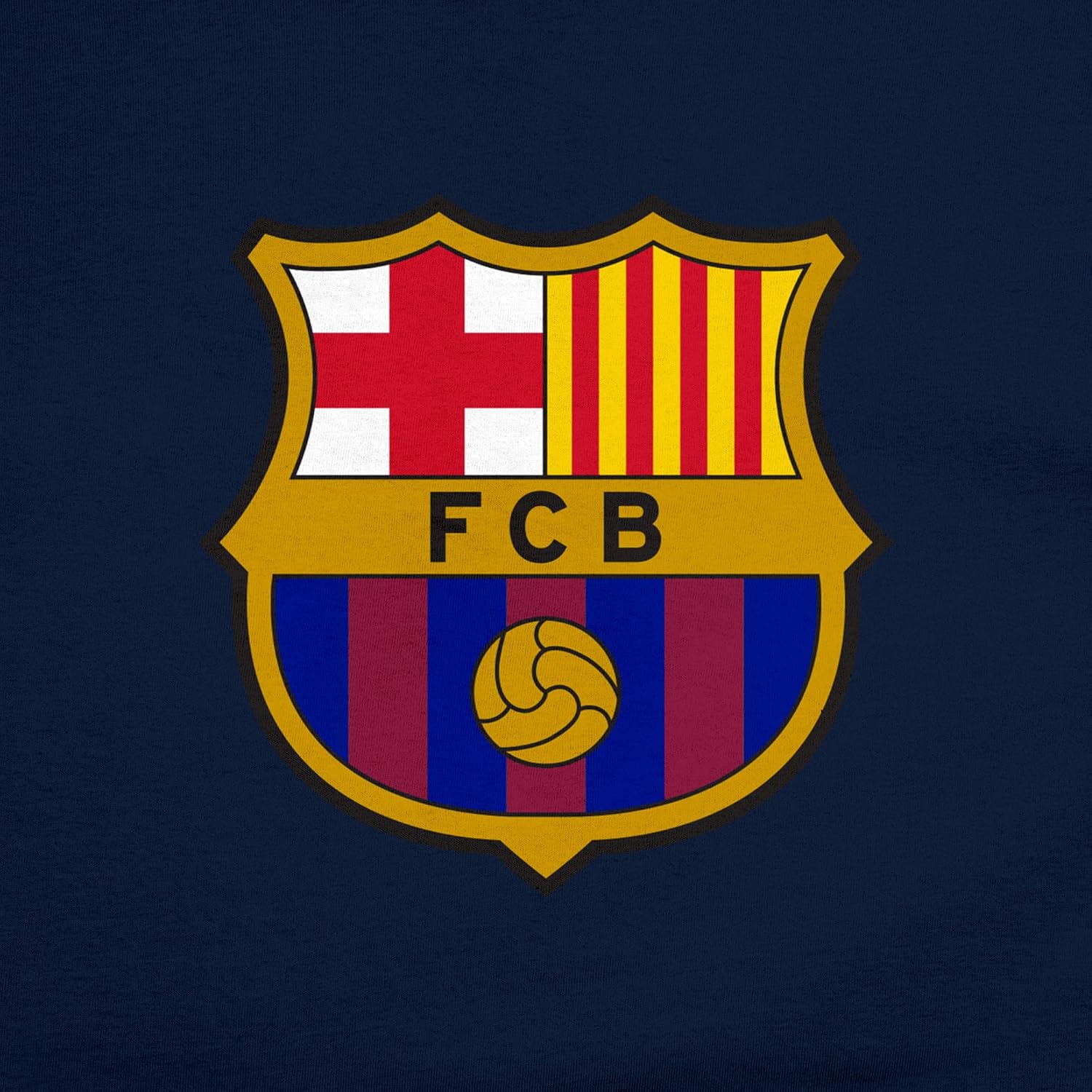 Icon Sports Officially Licensed FC Barcelona Cotton T-Shirt - Unisex Adult - Image 4